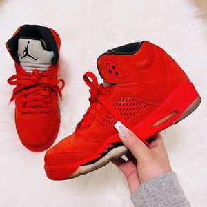 Air Jordan 5 Retro Red Suede